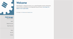 Desktop Screenshot of manager.pgxn.org